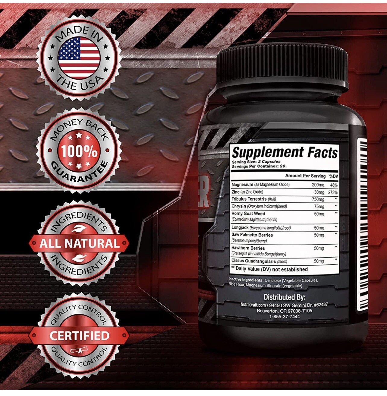 PeakPower Muscle Growth Support for Men