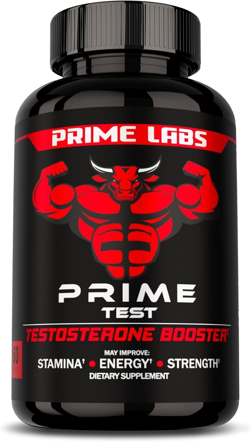 Men’s Testosterone Booster – Stamina, Endurance, & Strength Booster – 60 Caplets
