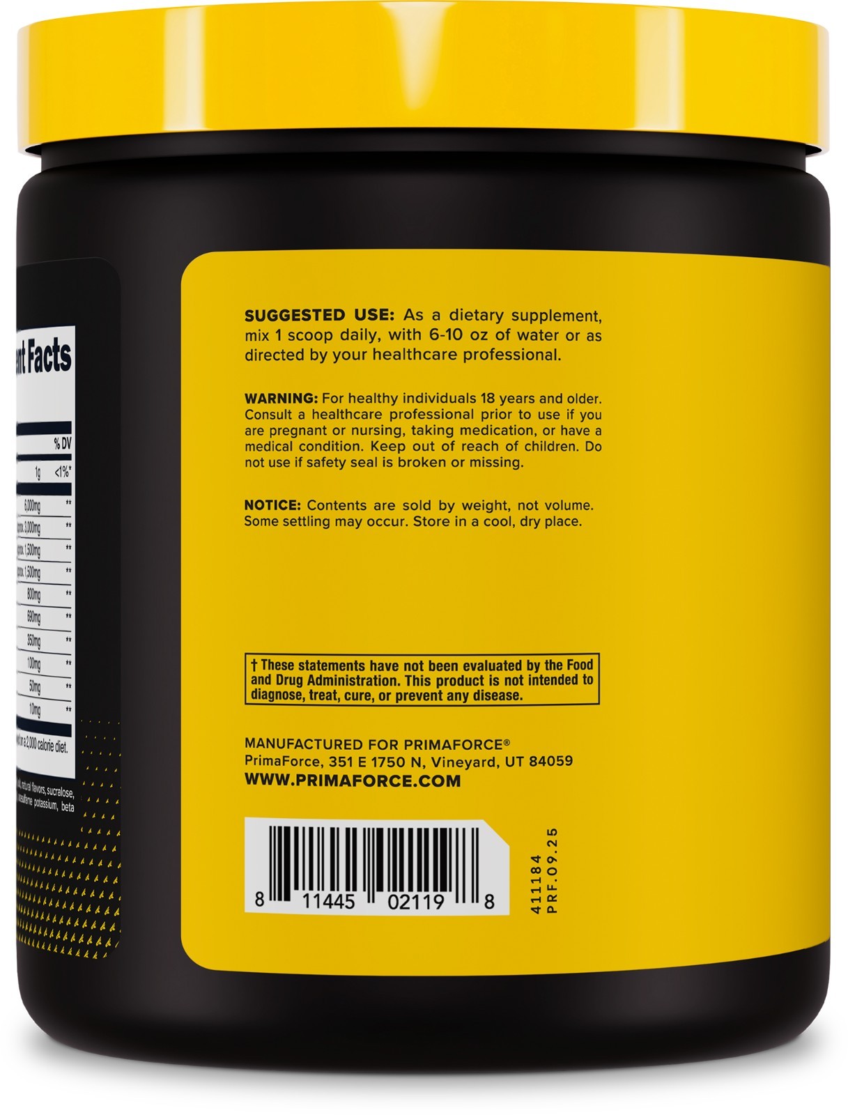PrimaForce EAA Powder 30 Servings (Tropical Punch) – Essential Amino Acids