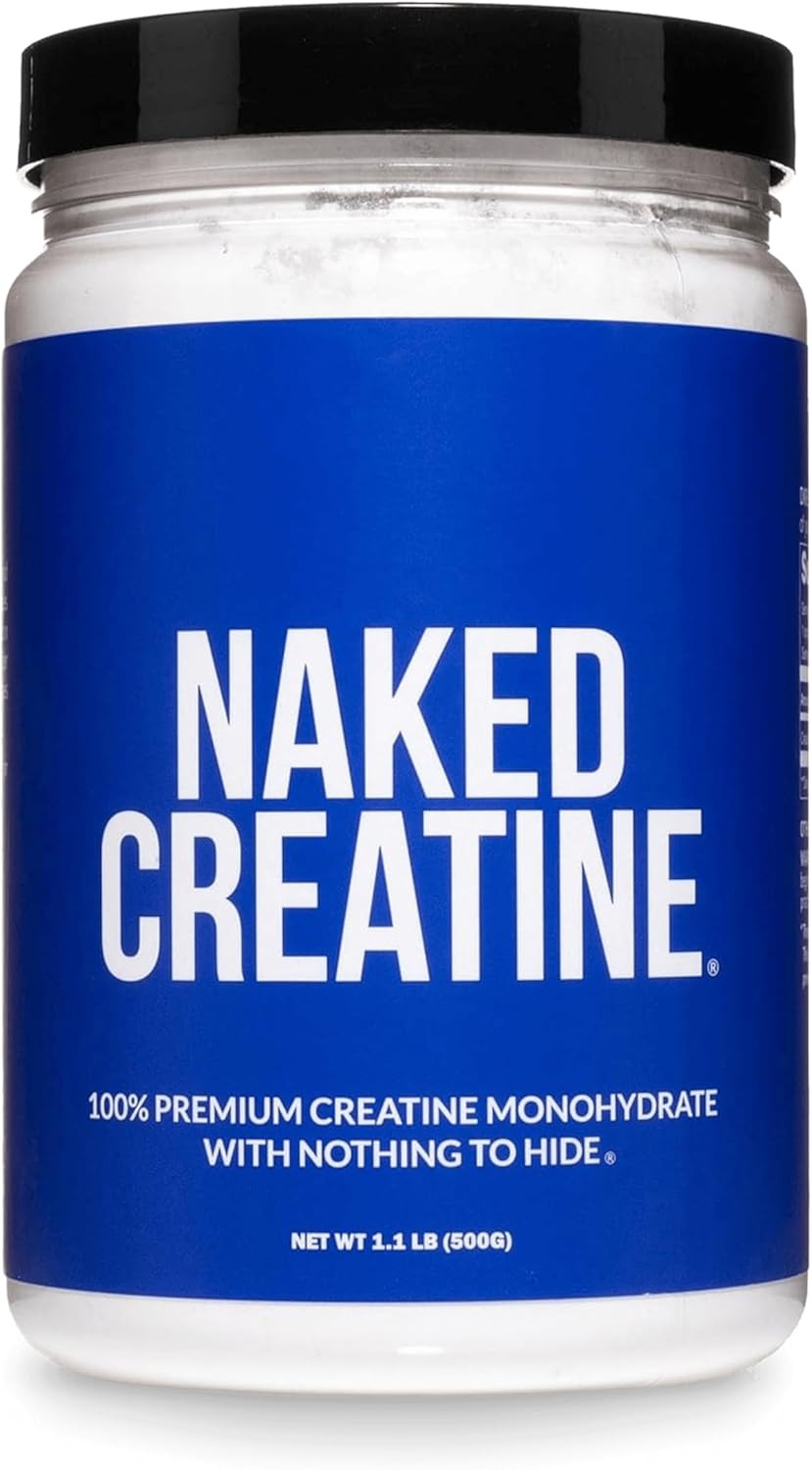 NAKED Pure Micronized Creatine Monohydrate Powder – NSF Certified, Unflavored