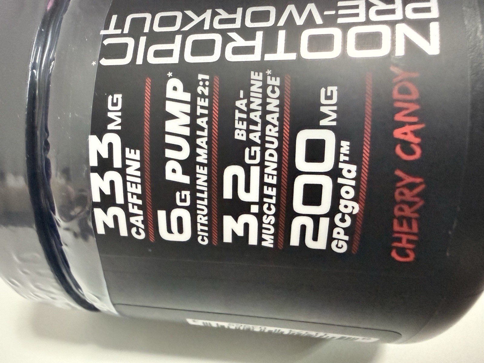 Bucked Up – Woke AF – “CHERRY CANDY” Flavor Nootropic Preworkout – Exp 02/28