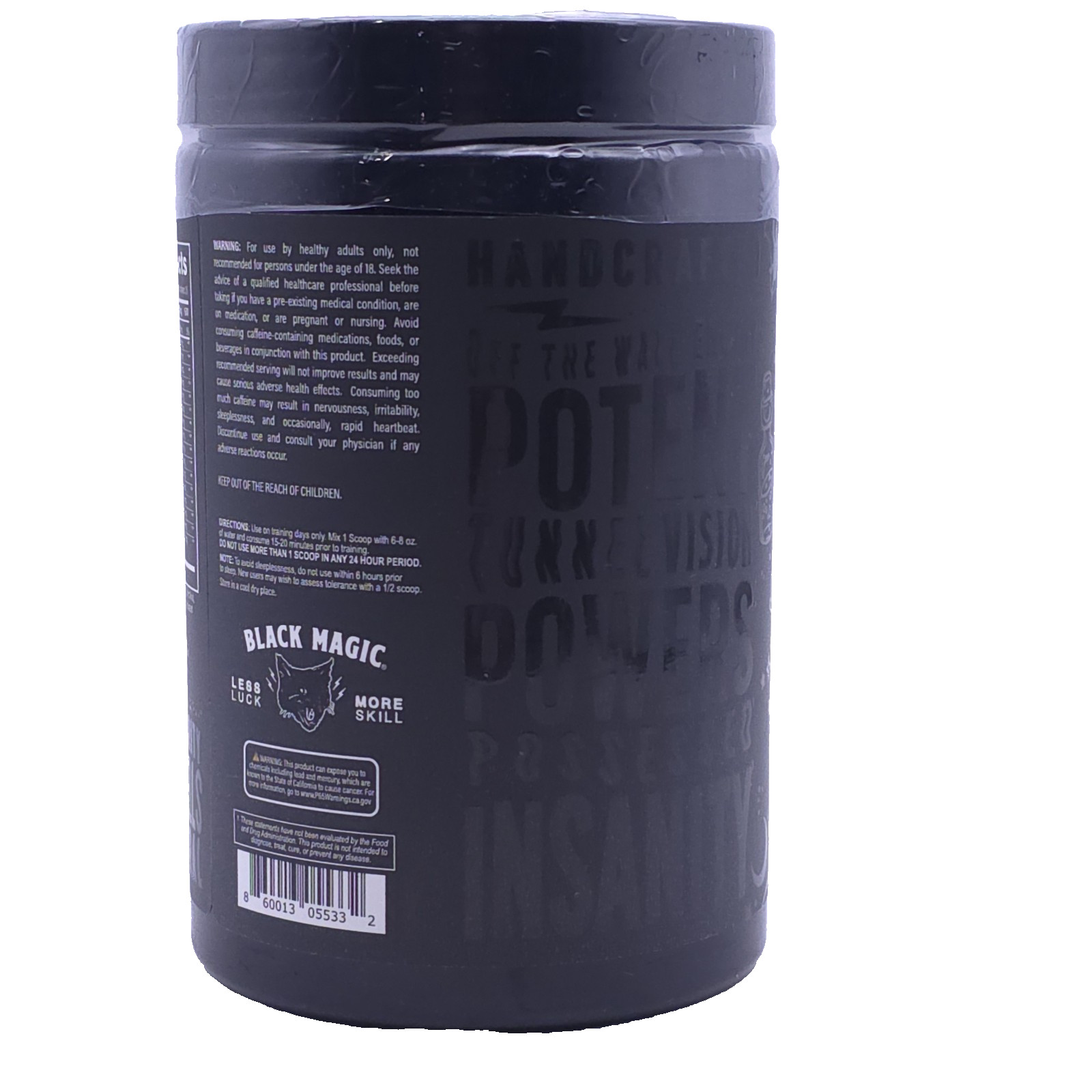 Black Magic Supply BZRK Blackout White Widow Pre-workout 25 Servings