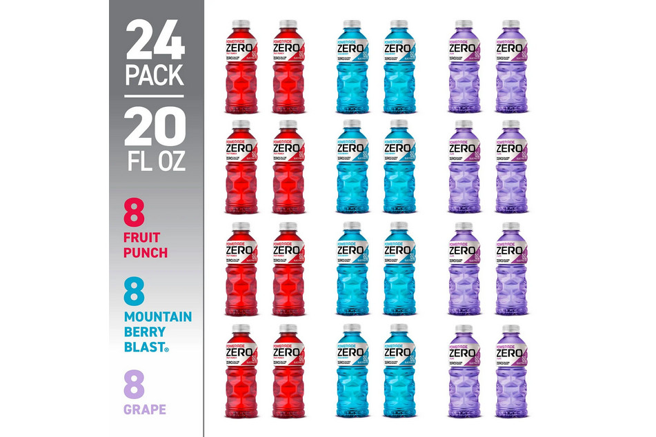 Powerade Zero Sports Drink Variety Pack (20 fl. oz., 24 pk.)