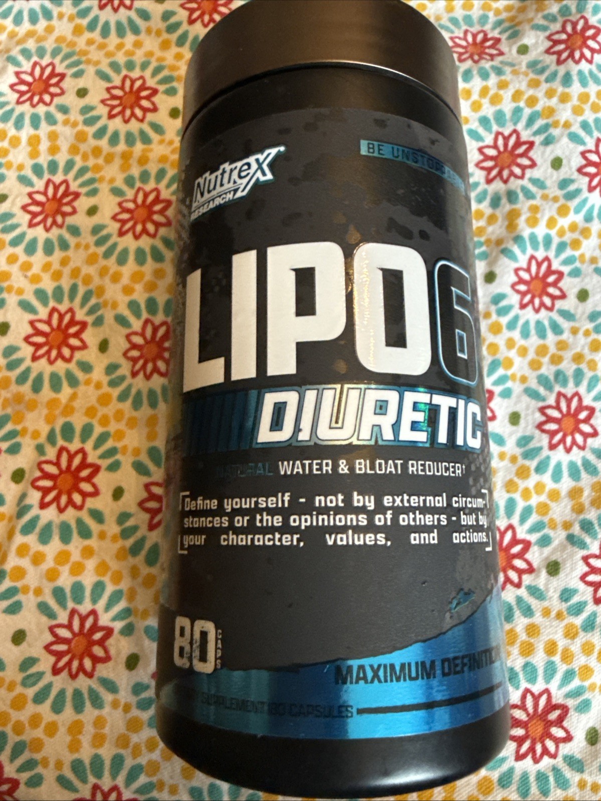 Nutrex Research Lipo-6 Diuretic 80 capsules Water & Bloat Reducer 80capsules