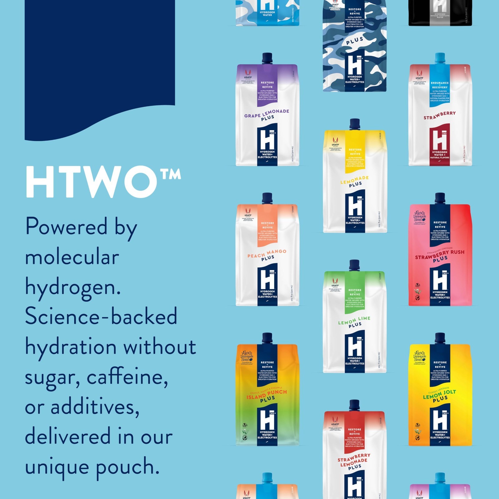 Molecular Hydrogen Water Packets, Strawberry Lemonade, Sugar-Free, 12 Pack, Spor