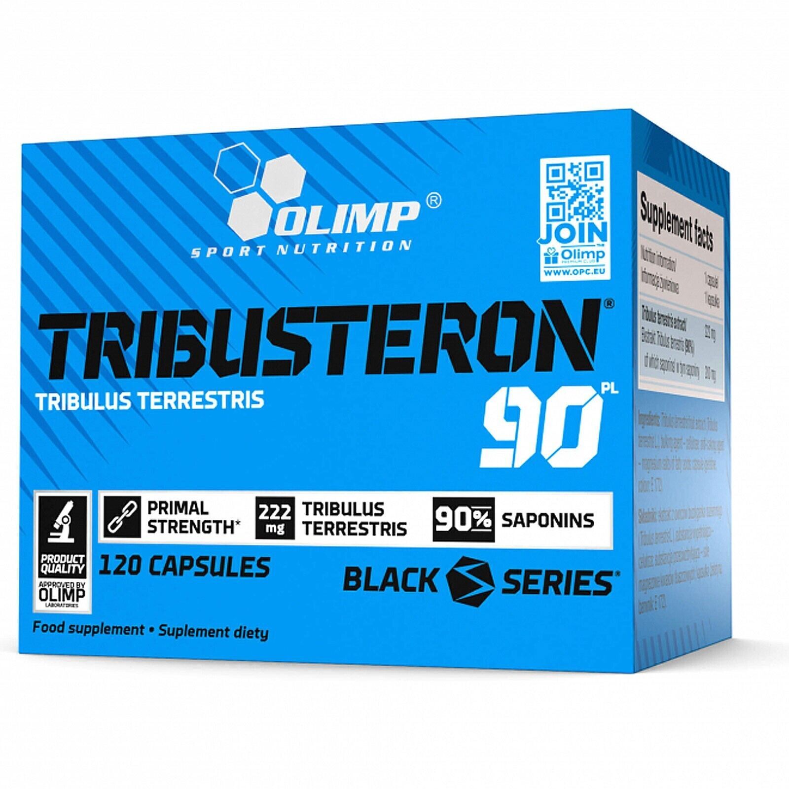 TRIBUSTERON 90 – TRIBULUS TERRESTRIS – 120-240 CAPS – Testosteron Booster–Libido