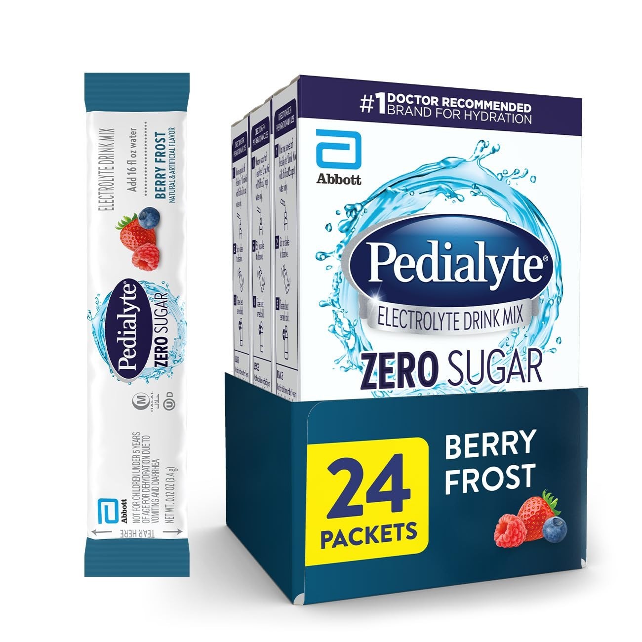 Electrolyte Drink Mix Zero Sugar | Hydration Powder with Key Electrolytes | Berr