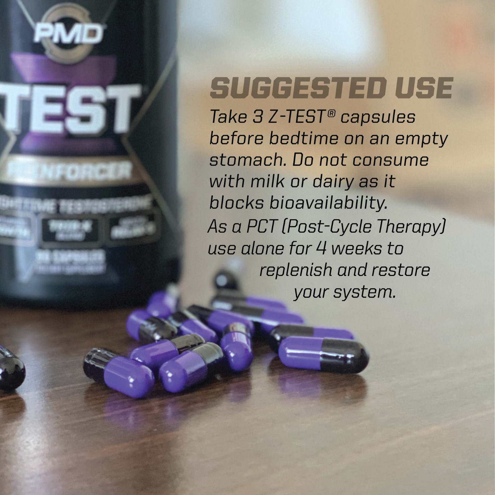 Z-TEST – Nighttime Testosterone & Sleep Support for Maximum Effect – (90 Caps)