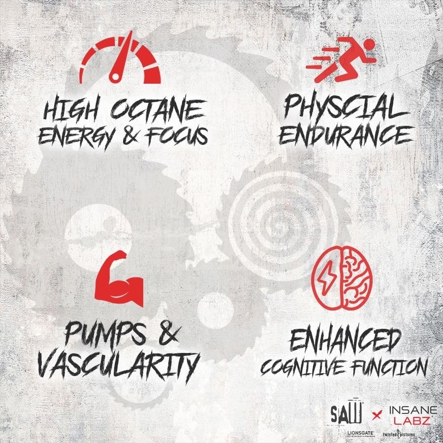 High-Stim Pre Workout Powder, Energy & Focus Formula, 30 Servings, Watermelon Fl