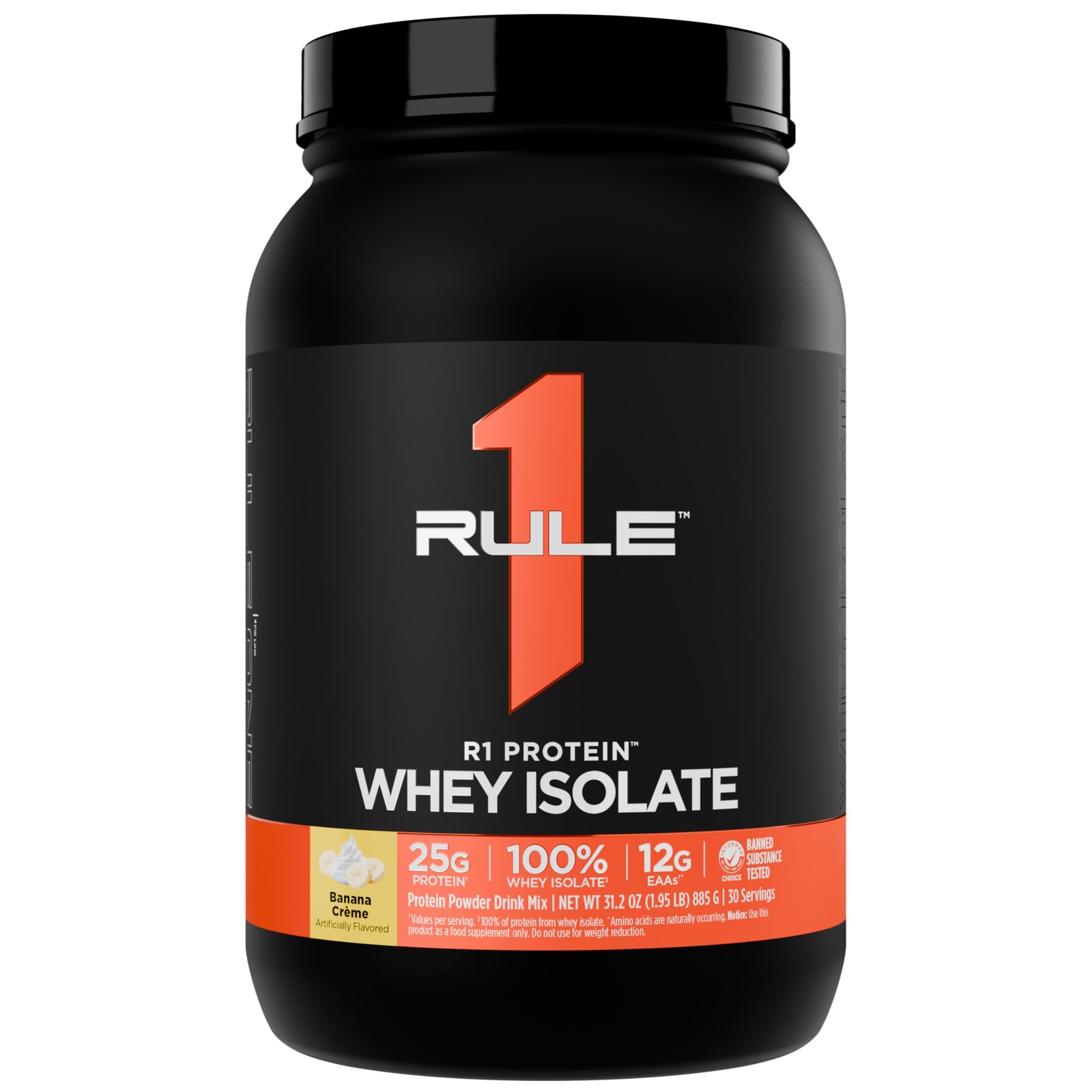 Rule 1 Proteins R1 Protein Whey Isolate with 25g Protein & 6g BCAA Exclusive…