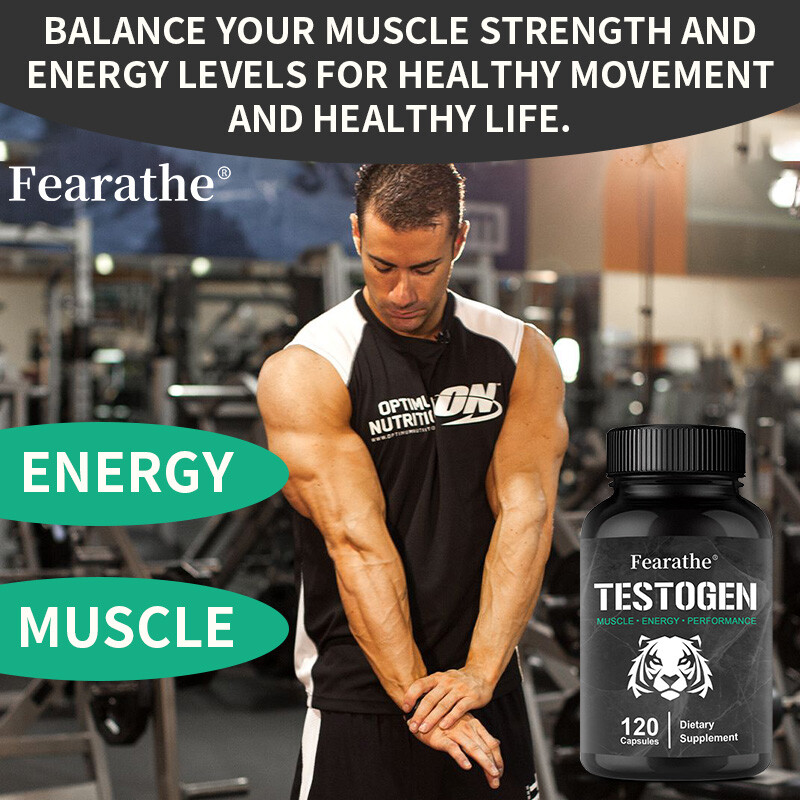 Natural Testosteron Booster Muscle, Energy & Performance Support Bodybuilding
