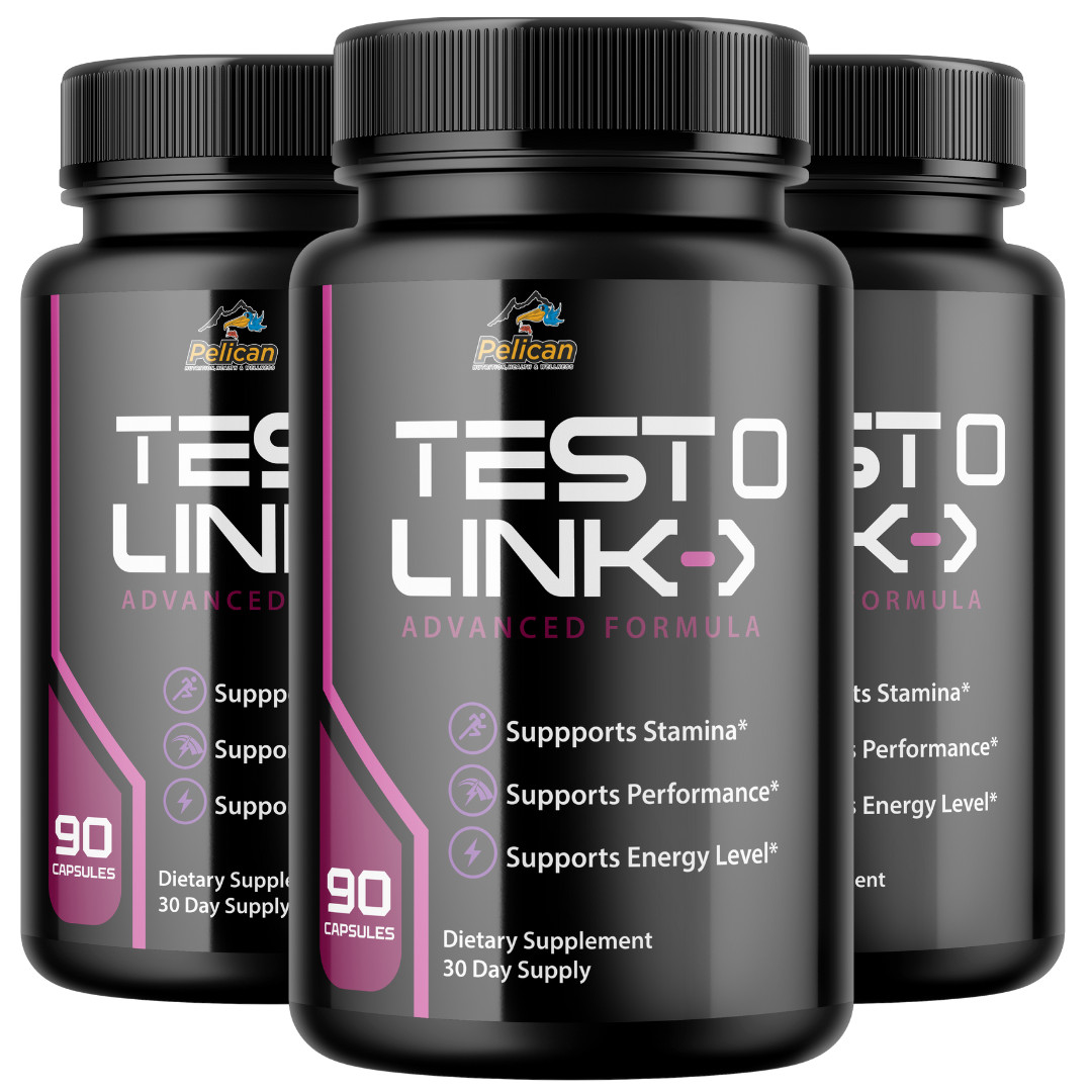 Testo Link- Bodybuilding & Men’s Health Support- 3 Bottles- 270 Capsules