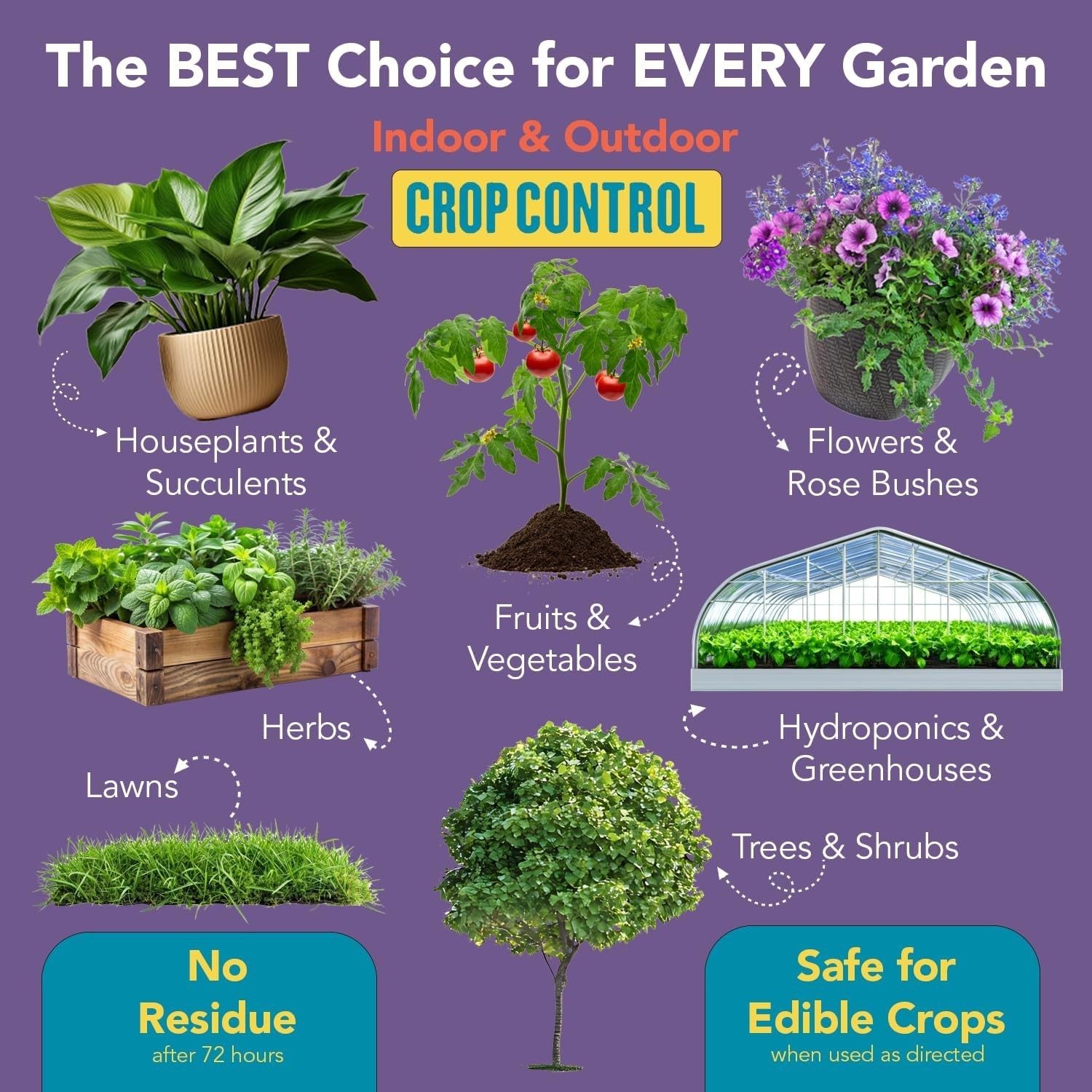 Trifecta Crop Control Insecticidal Soap All Natural Fungicide Spider Mite