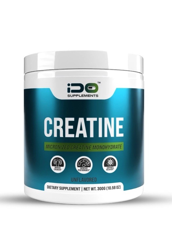 iDo Supplements Creatine Monohydrate 300g -Micronized -Pure & Unflavored
