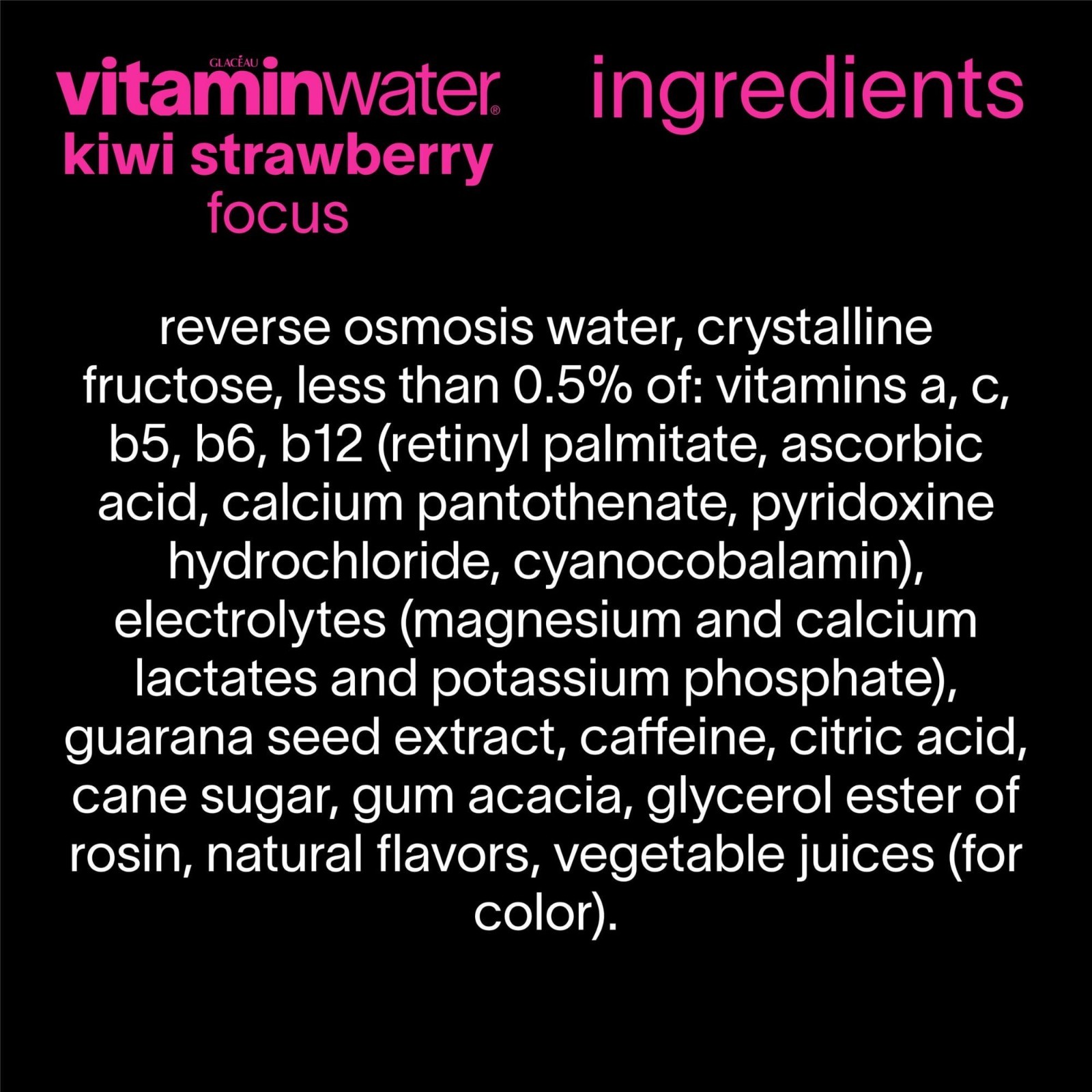Vitaminwater 6‑Flavor Variety or Sampler Pack – 20oz Bottles –