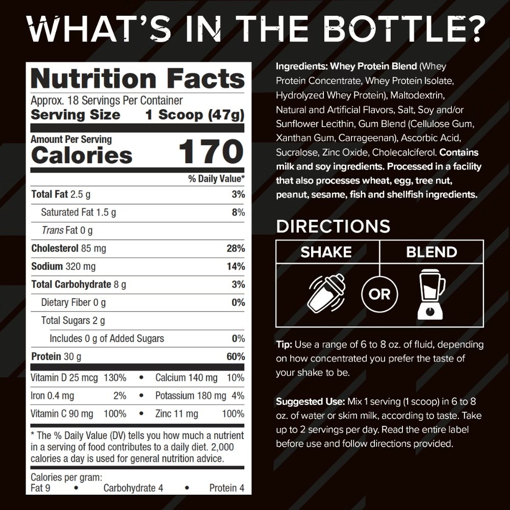 100% Whey Protein 1.81lb Kellogg’s, Frosted Flakes Gluten-Free