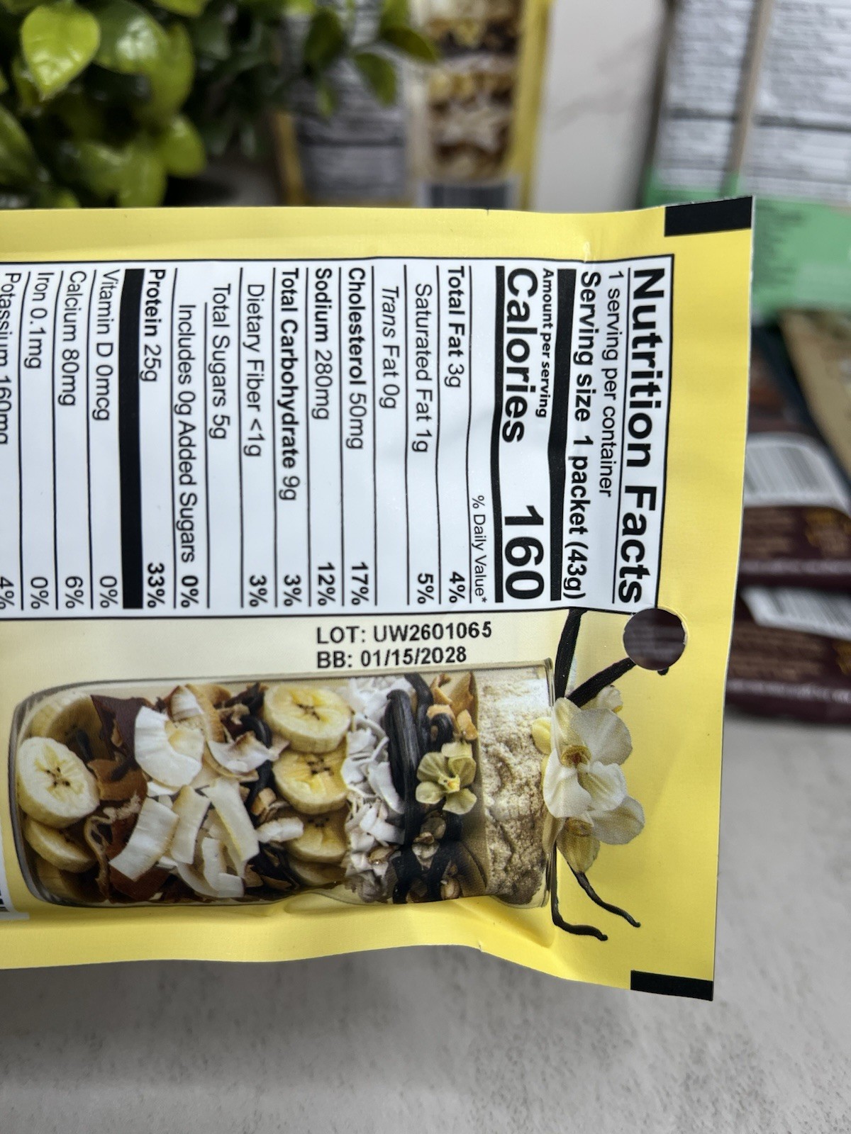 FlavCity All-In-One Protein Smoothie Powder Variety 1 Packet Grass Fed Exp 01/28