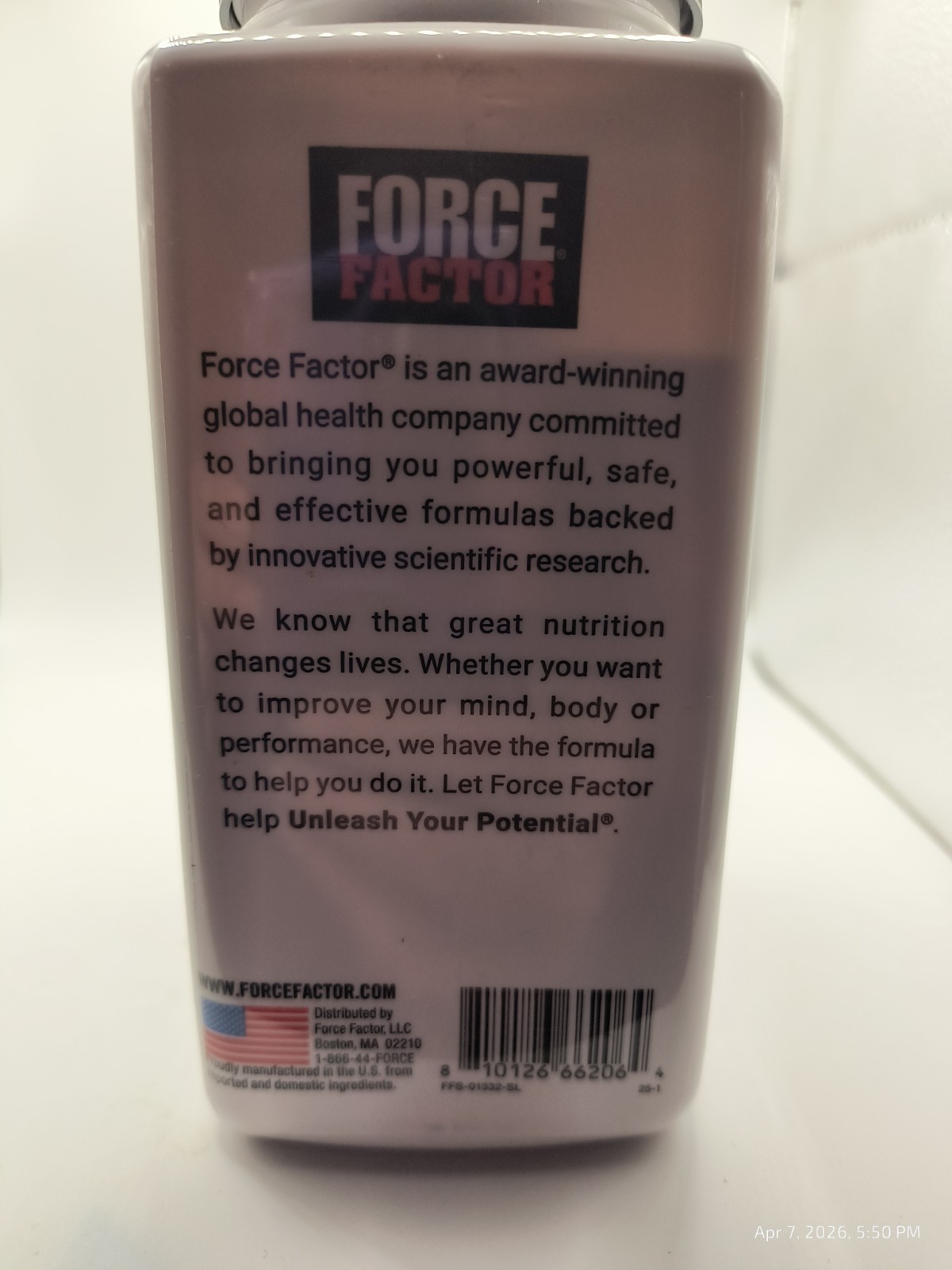 Force Factor Legendary Creatine Chews 5g Monohydrate Muscle Strength 60 Ct