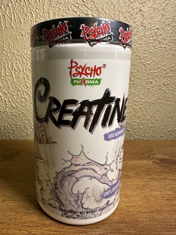 Psycho Pharma Creatine Monohydrate Unflavored 500g 100 Servings New Sealed