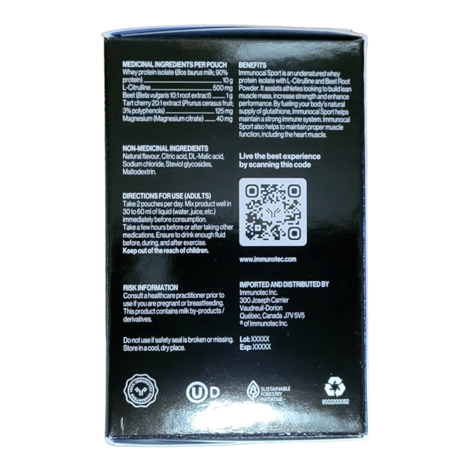 Immunocal Sport (30 Stick Packs) – New – Free Shipping – Exp 11/2025