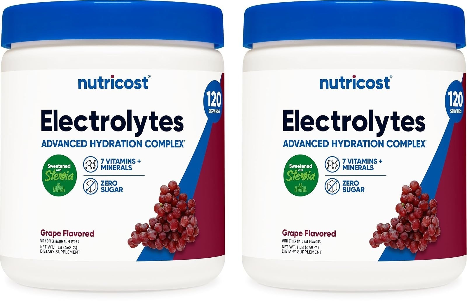 Nutricost Electrolyte Complex Powder 60 Servings Blue Raspberry