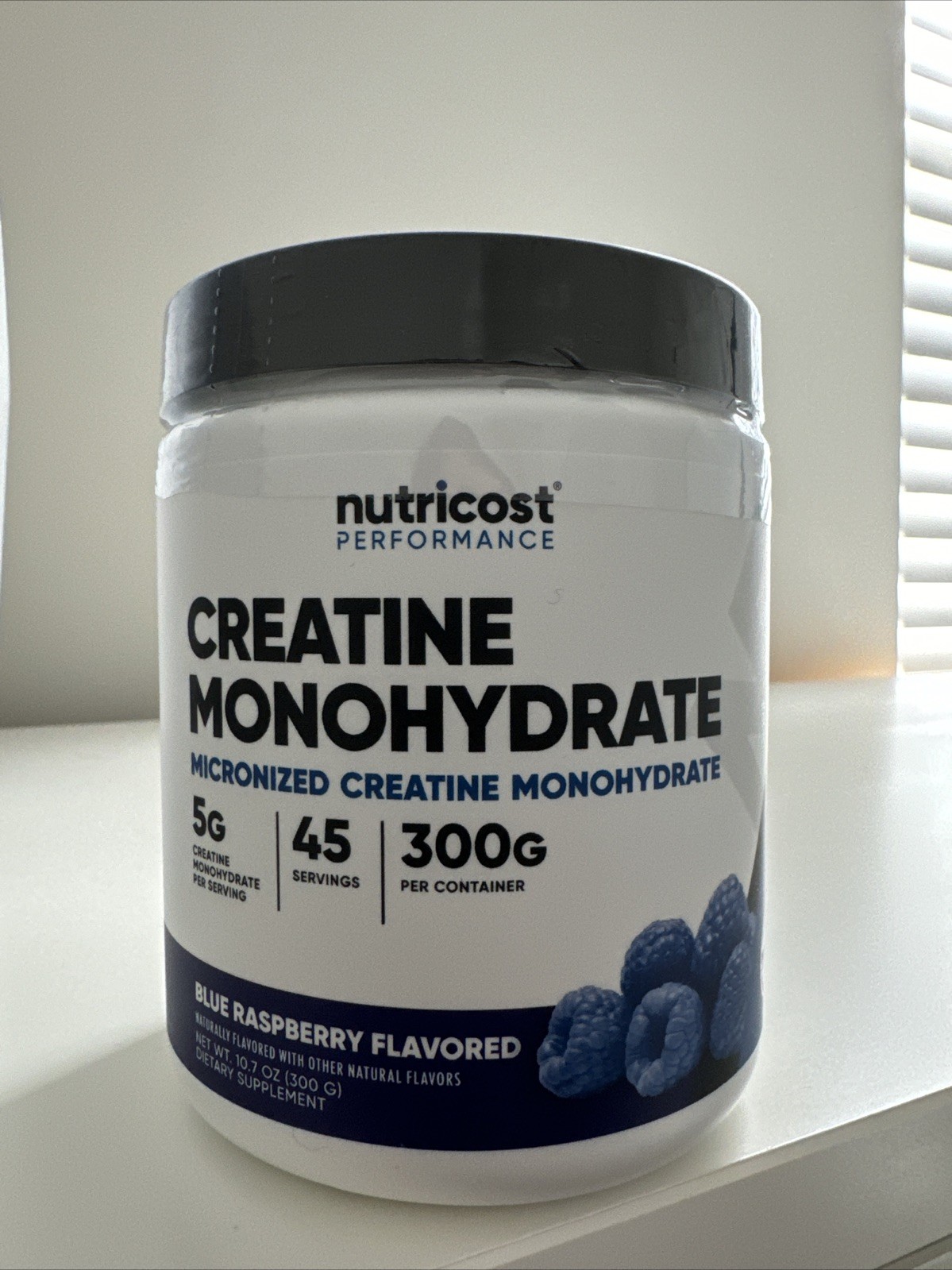 Nutricost Micronized Creatine Monohydrate Powder featuring Frozen Lemonade and