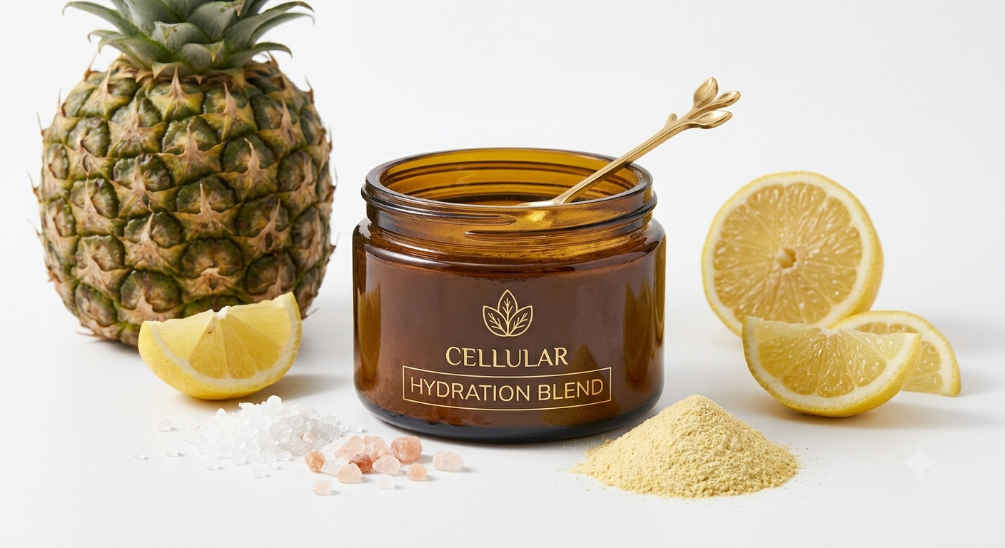 Cellular Hydration Blend | Electrolyte Drink Mix | Pineapple Lemon | 4 oz