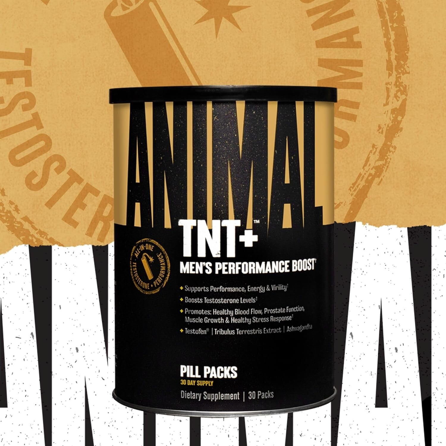 Universal Nutrition Animal TNT+ Comprehensive Testosterone Booster 30 Packs New
