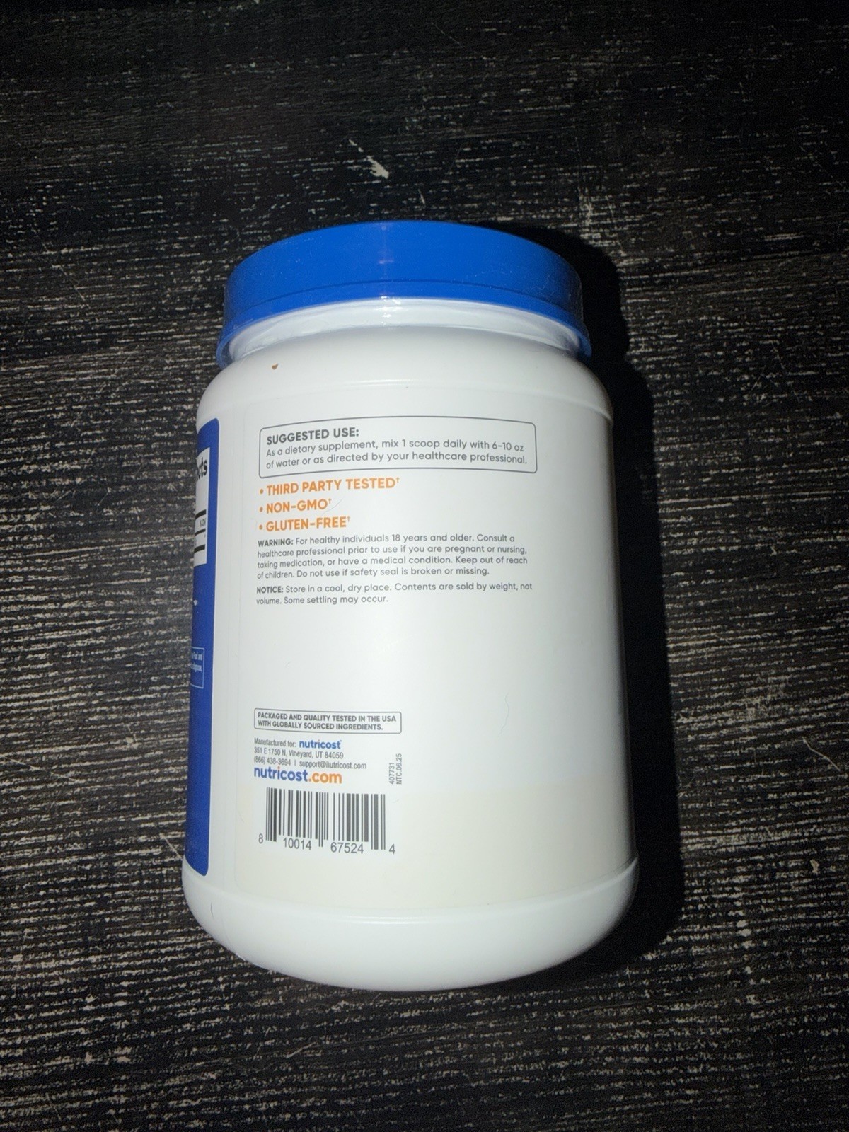 Nutricost L-Glutamine Powder 1 KG – Pure L Glutamine – 5000mg per Serving