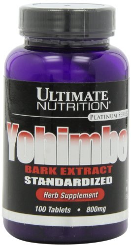 Ultimate Nutrition Yohimbe Bark Extract Tablets, Standardized, 800 mg