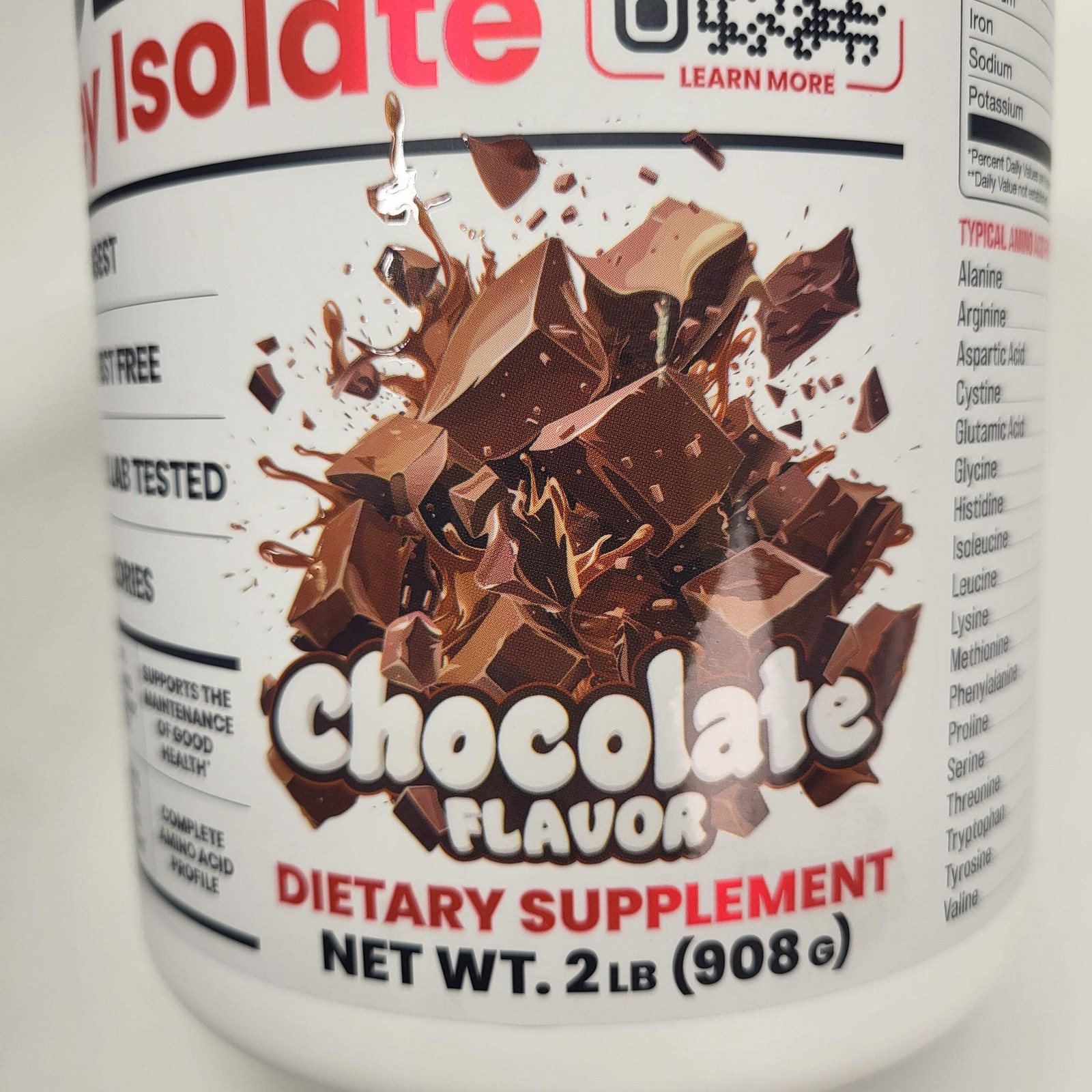 BASIC Basic Whey Isolate Zero-fat High-quality Protein Chocolate 2lbs Bb 12/27 2