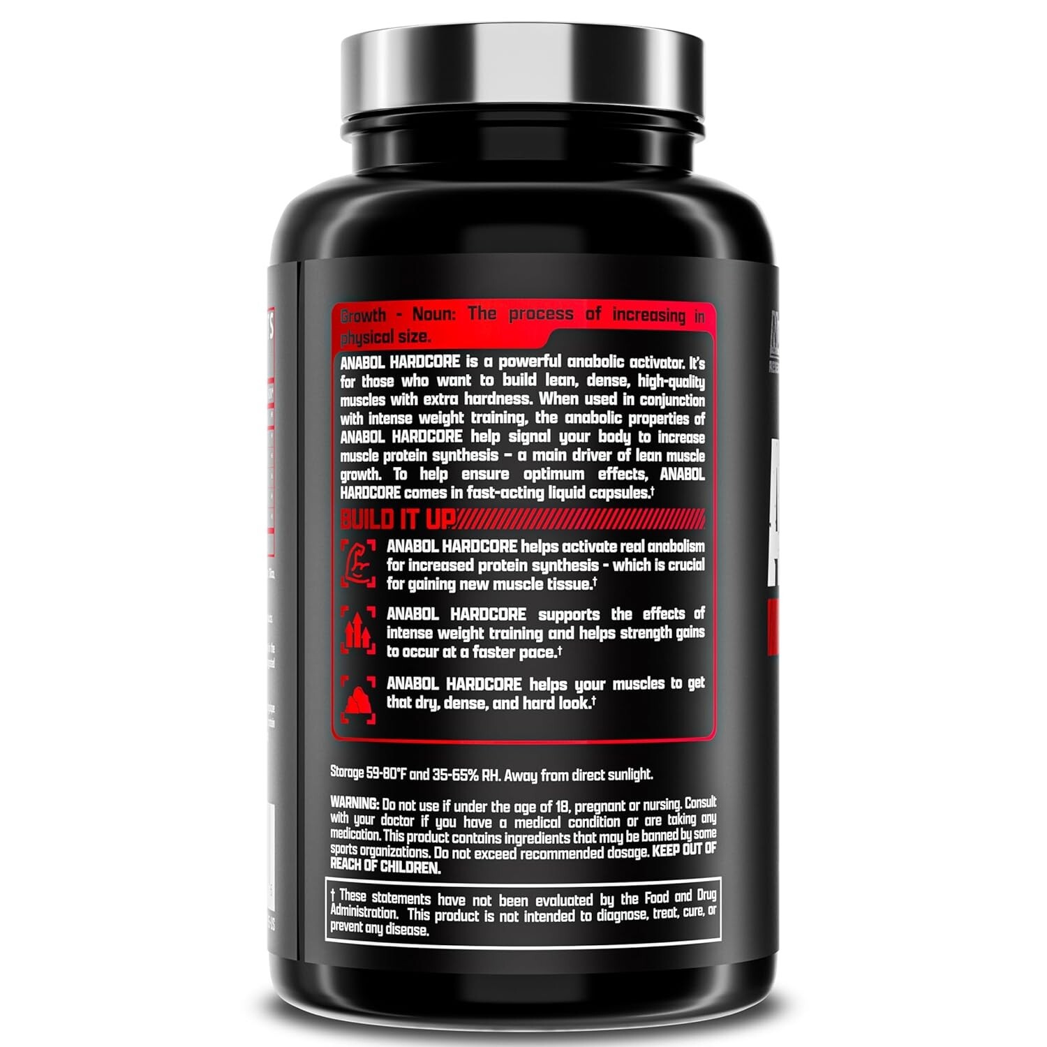 Nutrex Research Anabol Hardcore Anabolic Activator, Muscle Builder and Hardening