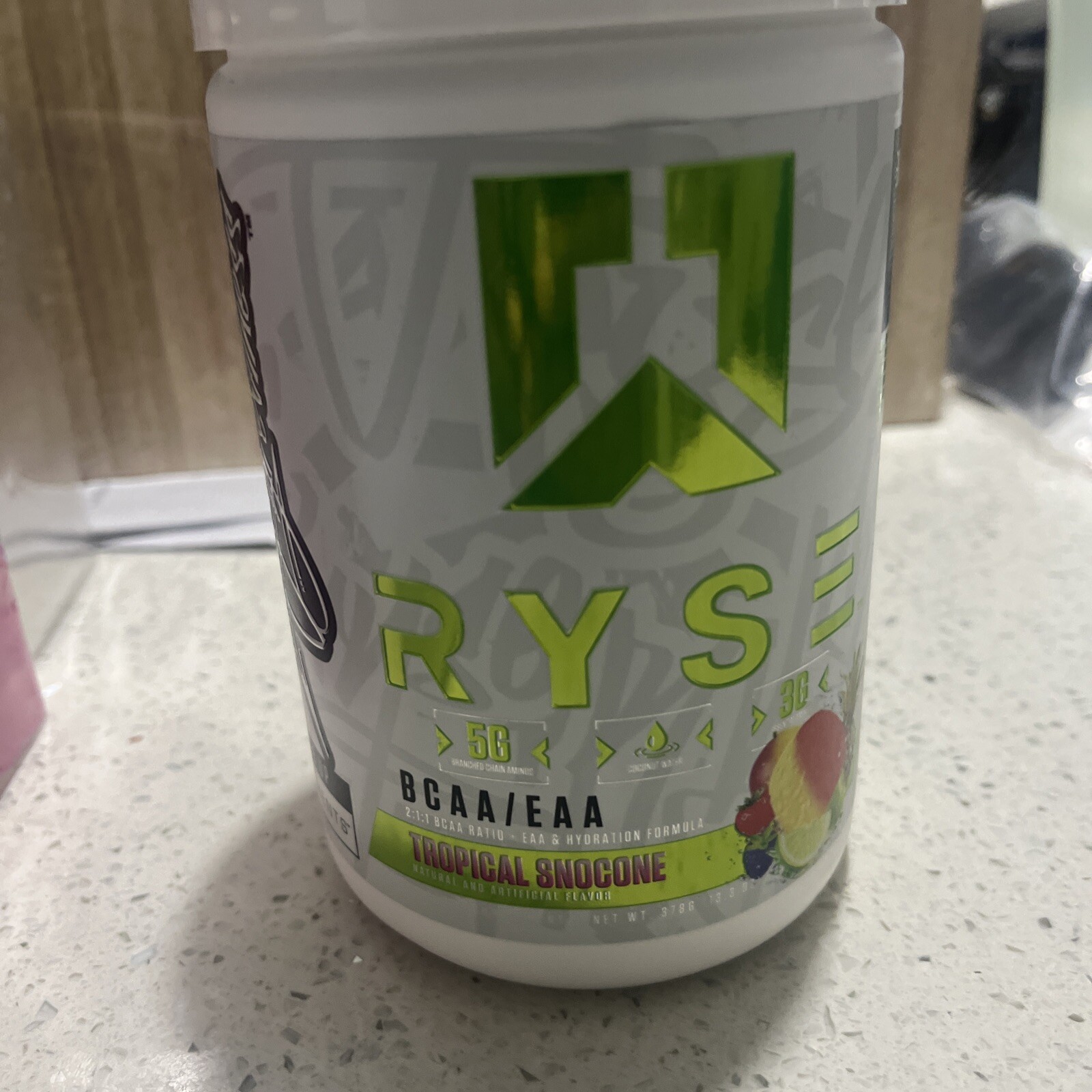BCAA + EAA Tropical Snocone 11 Oz by Ryse Supplements 08