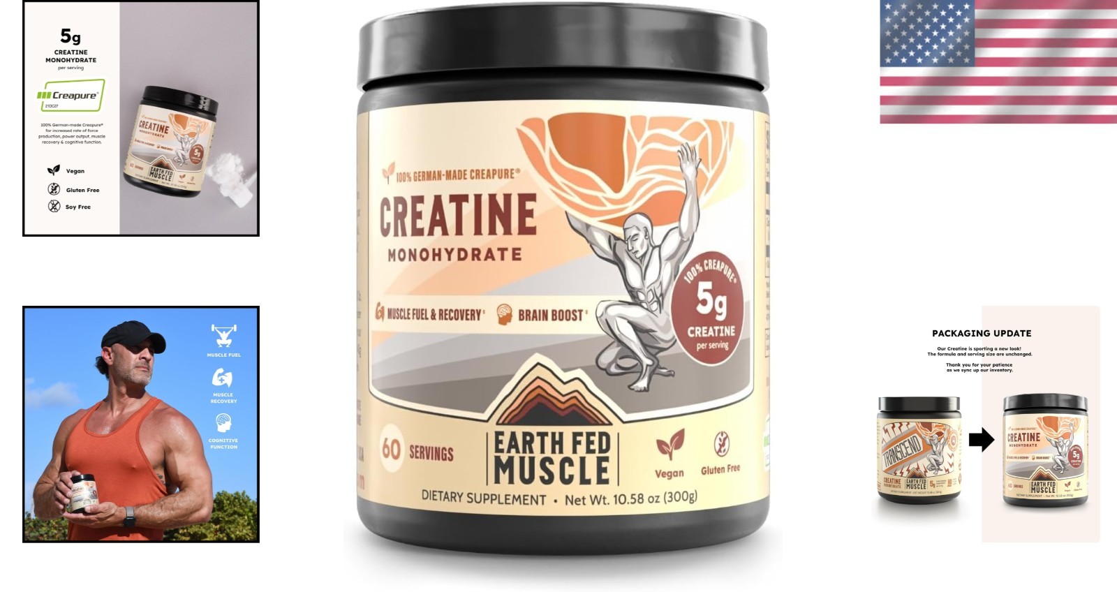 Creatine Monohydrate for Muscle Growth – Unflavored
