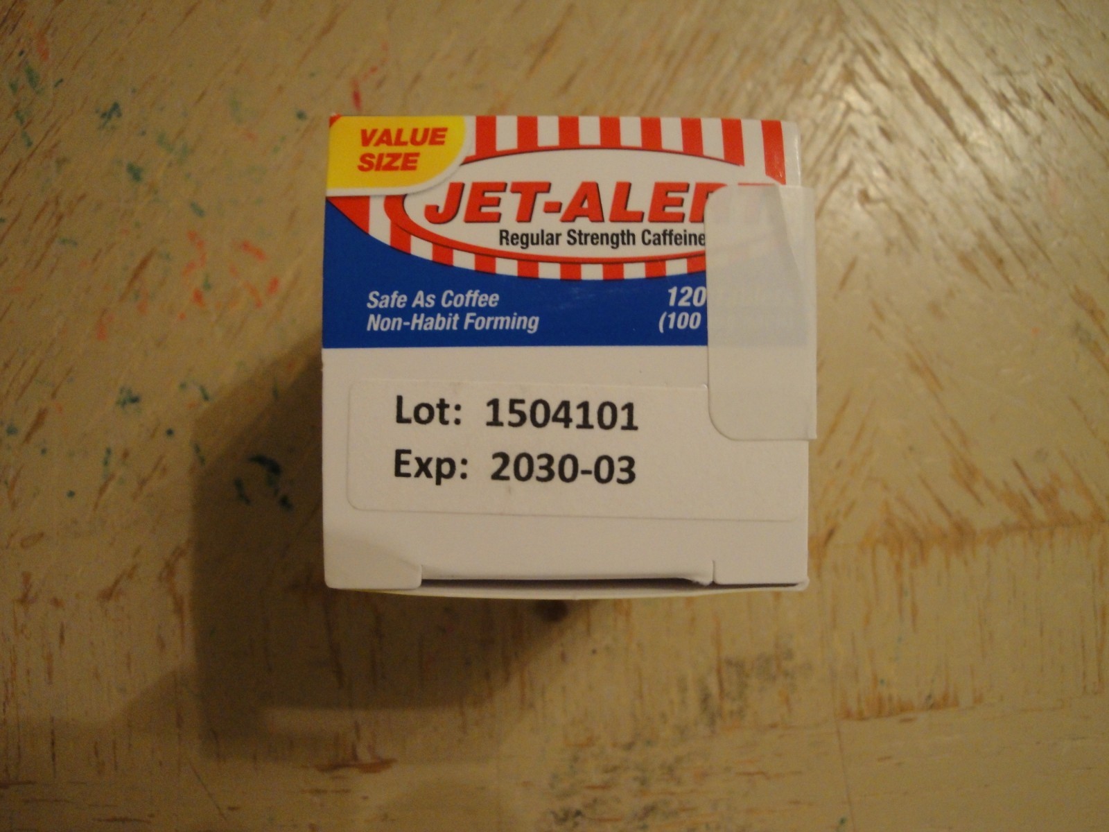 Jet Alert Regular Strength Caffeine 100mg Tablet Mental Alertness 120 Ct #S46