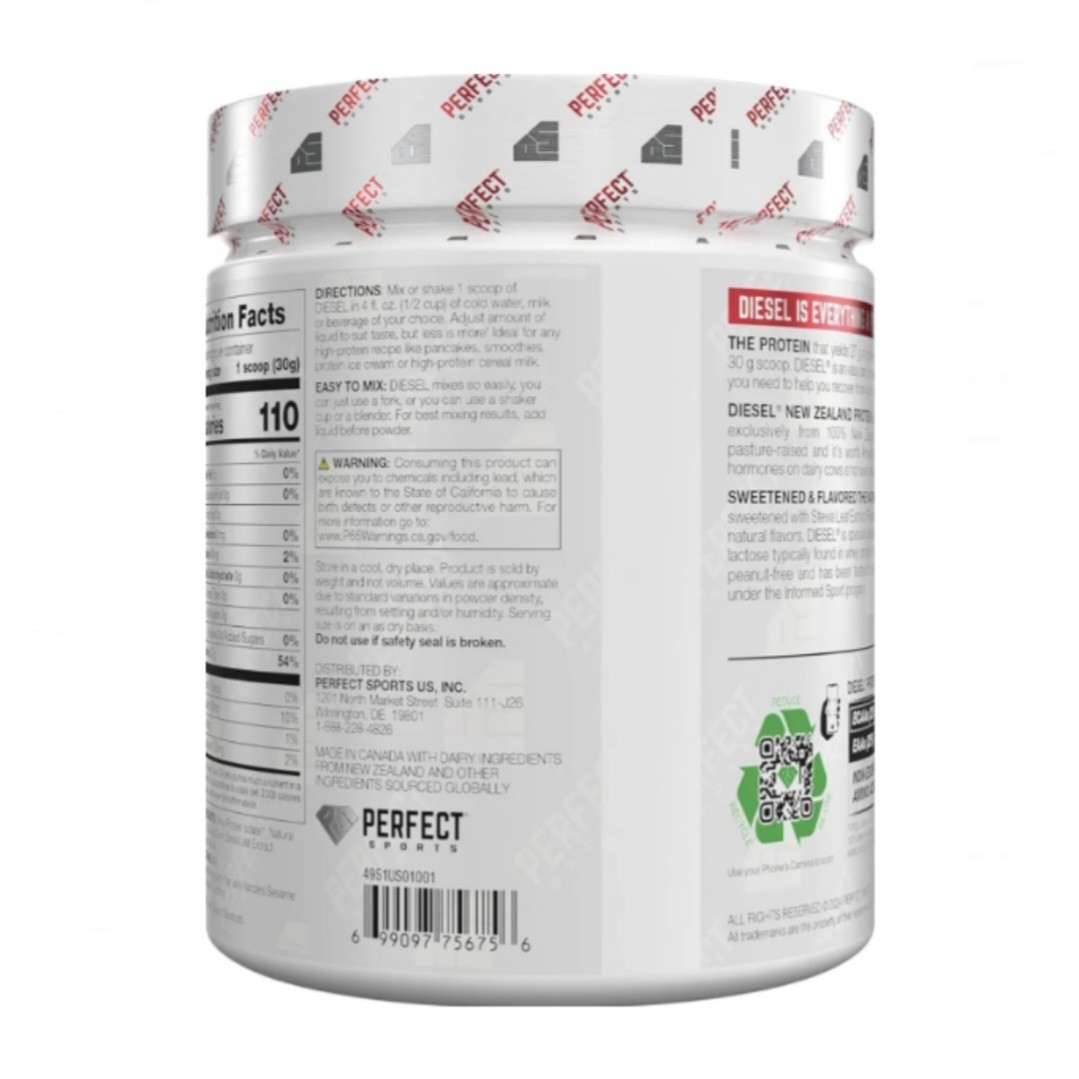 PERFECT SPORTS Diesel 100% New Zealand Whey Protein Isolate French Vanilla 360 g
