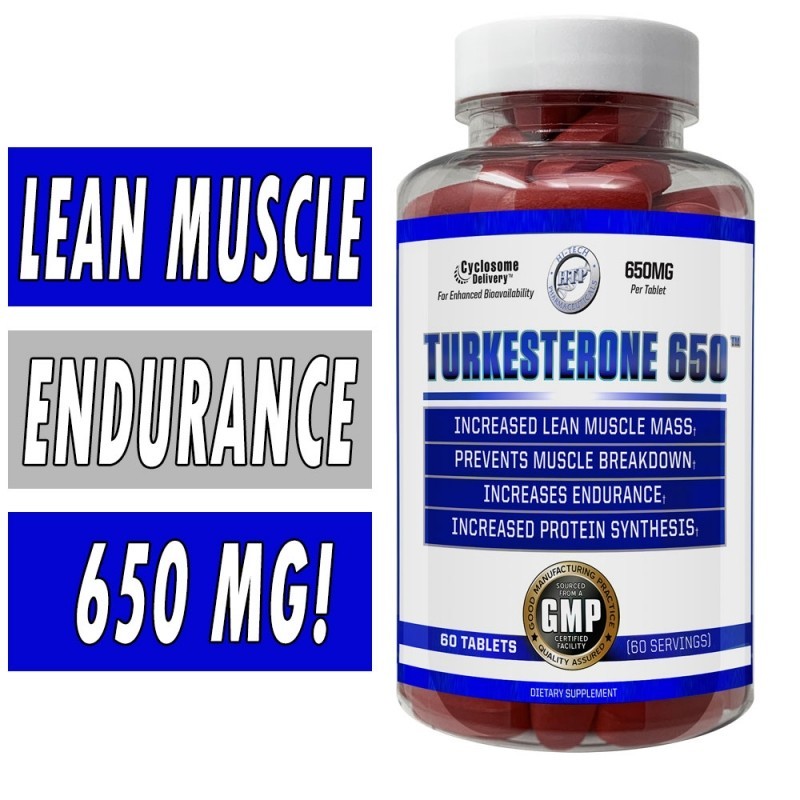 Hi-Tech Pharmaceuticals Turkesterone 650 60 Tablets