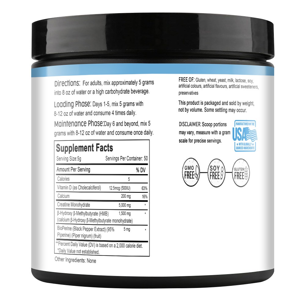 Creatine Hmb Creatine Supplement Boost Energy And Increase Strength 250 G