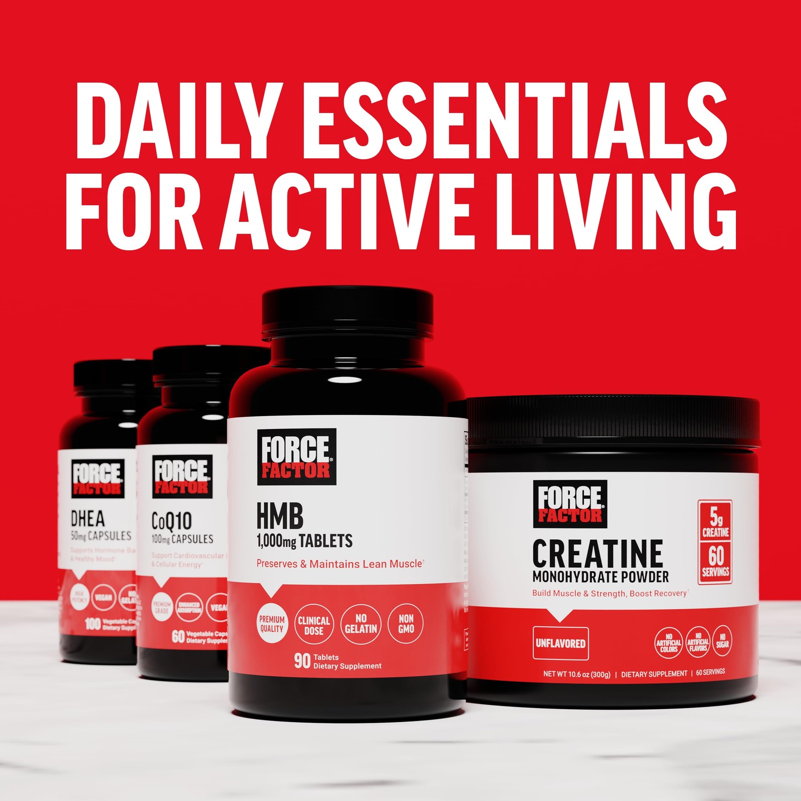 Force Factor Hmb Supplement To Preserve Lean Muscle Support Workout Recovery