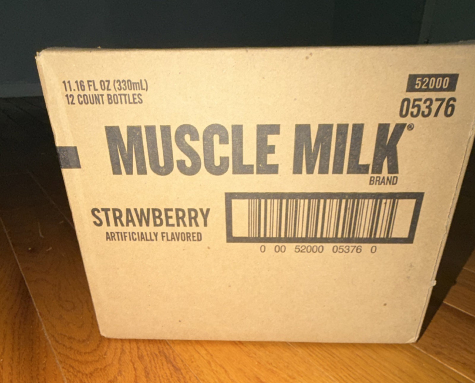 Muscle Milk Strawberry Protein Shake 12 Bottles 11.16 fl oz MPN 05376