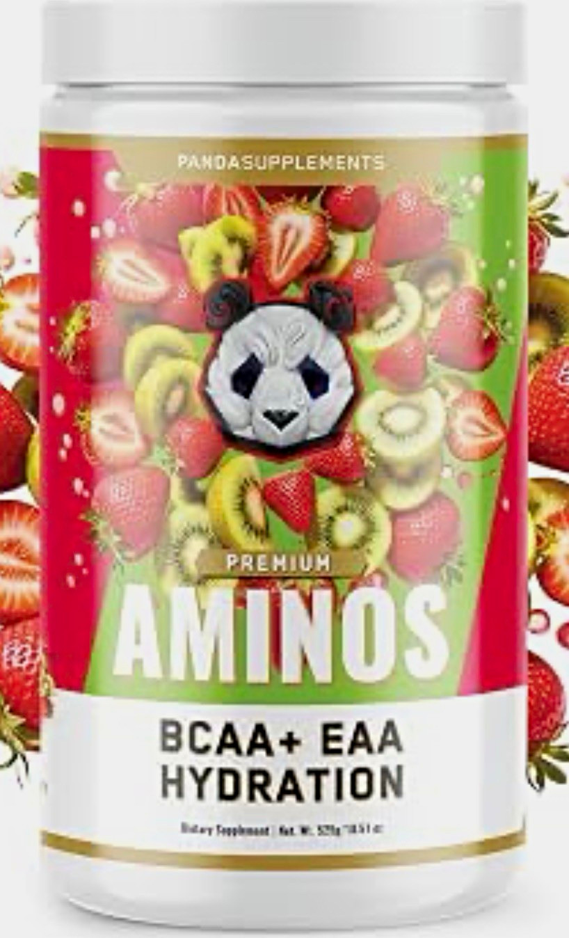 Panda Supplements Premium Aminos BCAA + EAA Hydration Powder New Sealed 525g