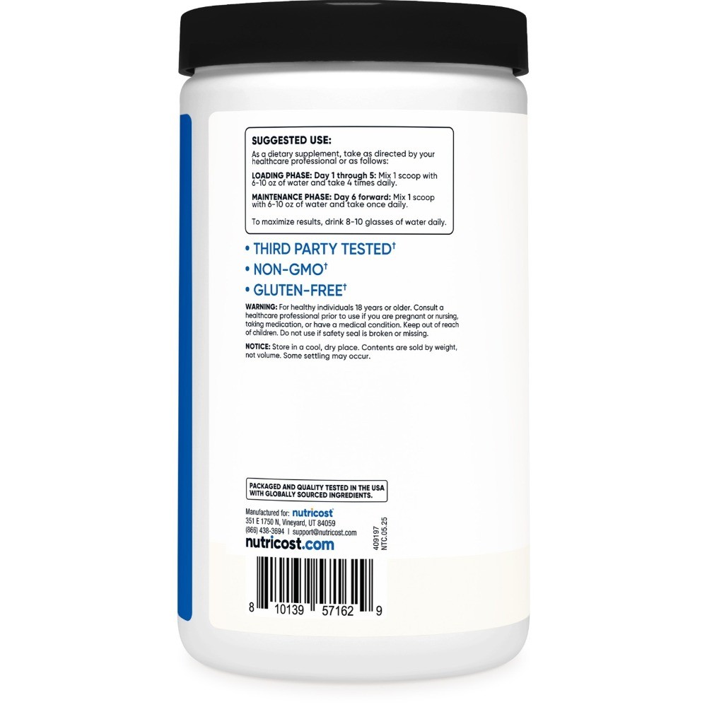 Nutricost Pure Creatine Monohydrate 500 Gram Powder 1 pack