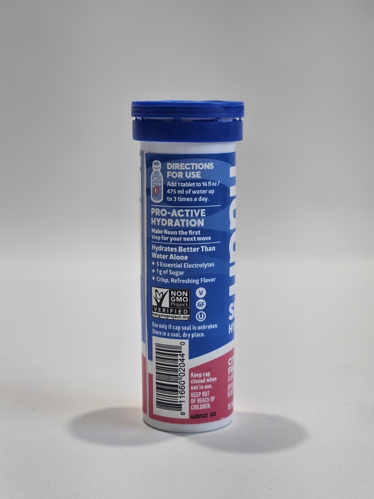 Nuun Sport Hydration Citrus Fruit 10 Tablets EXP 09/26