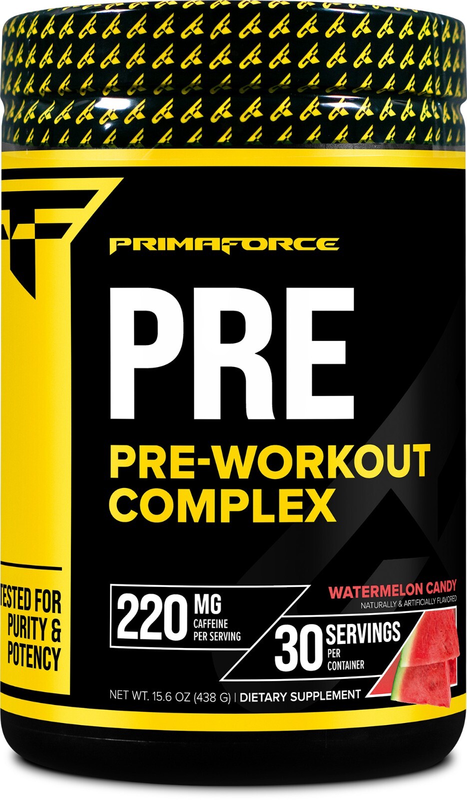 Primaforce Pre-Workout Complex Powder (30 Servings) – Watermelon Candy Flavor