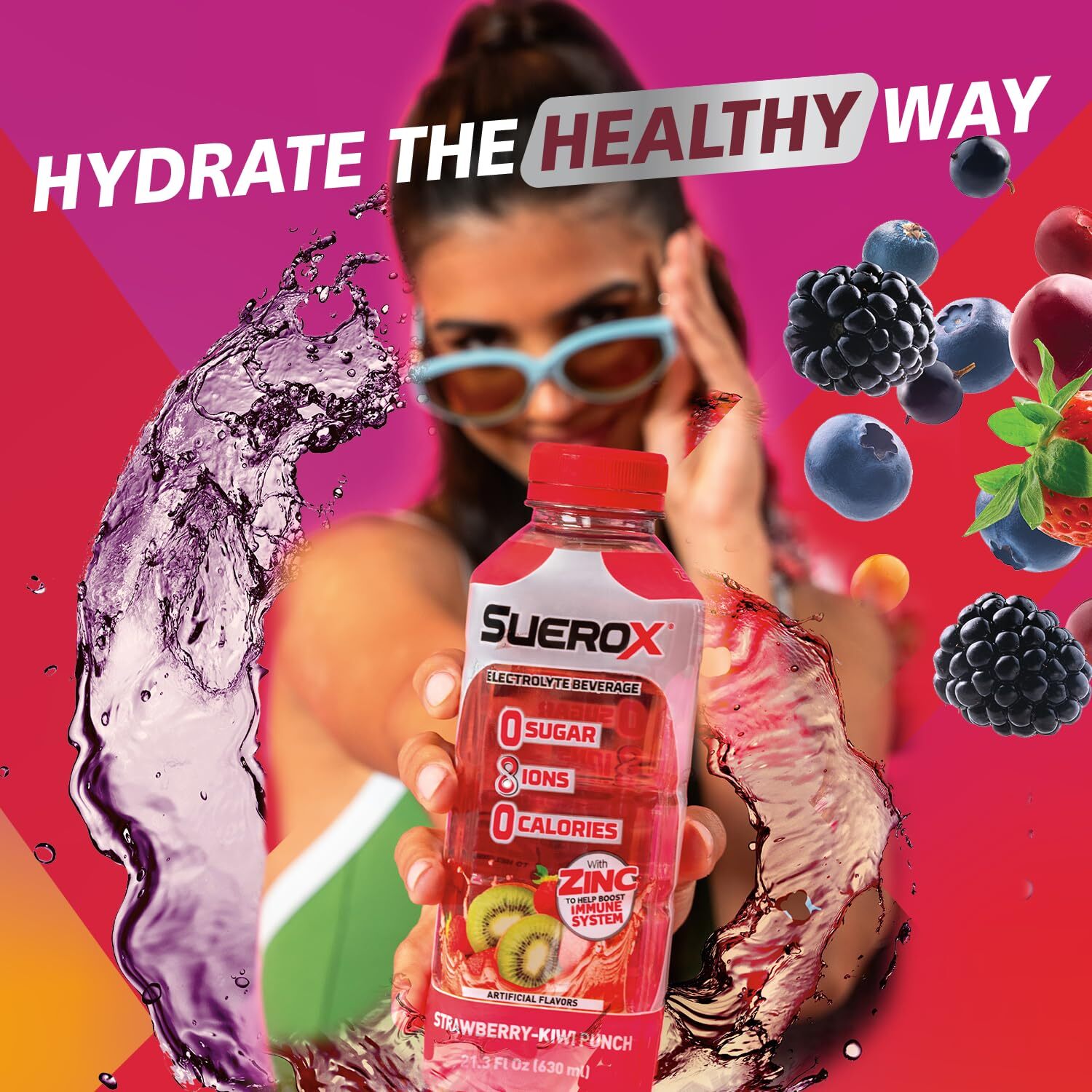 Zero Sugar Electrolyte Drink For Hydration And Recovery, Unique Blend Of