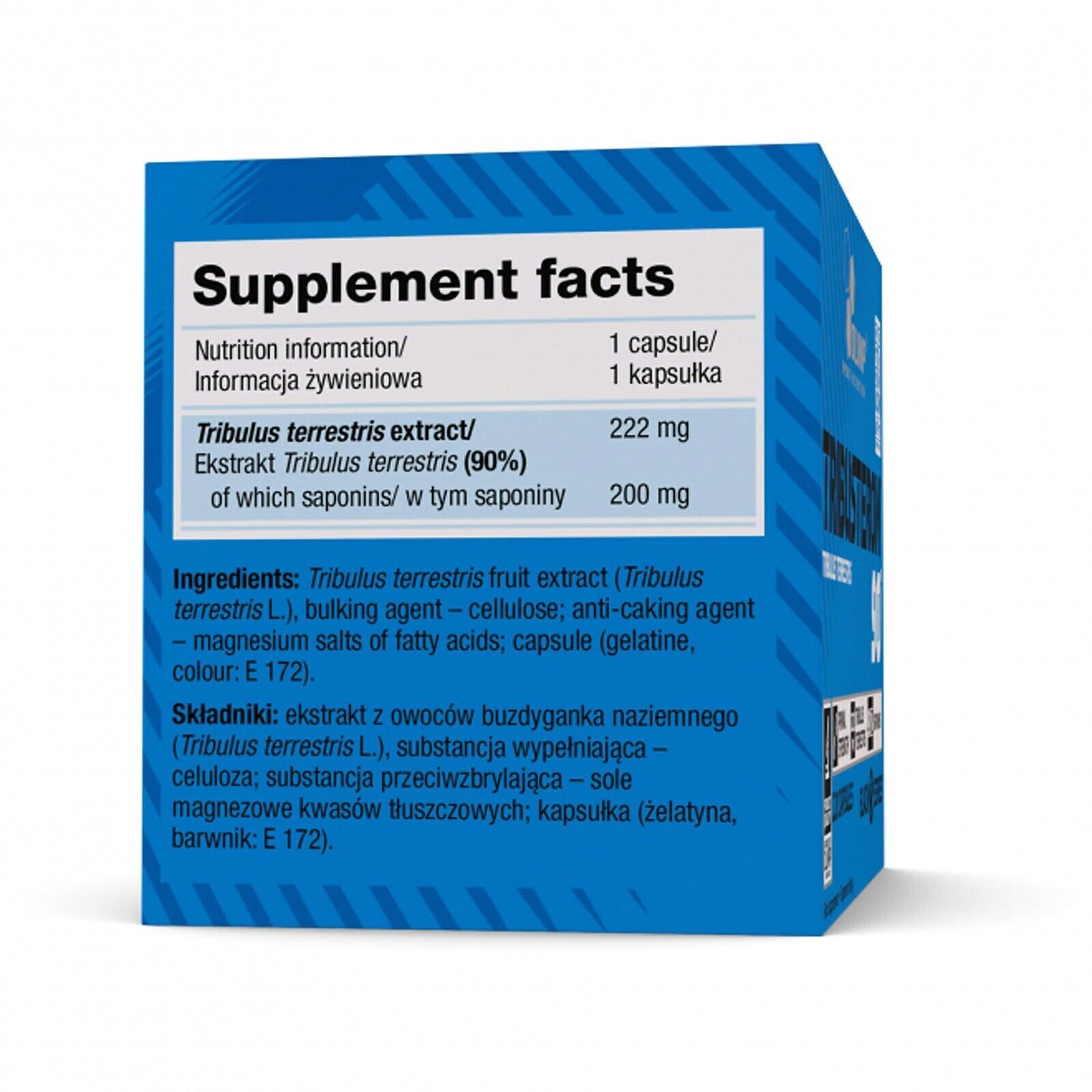 TRIBUSTERON 90 – TRIBULUS TERRESTRIS – 120-240 CAPS – Testosteron Booster–Libido