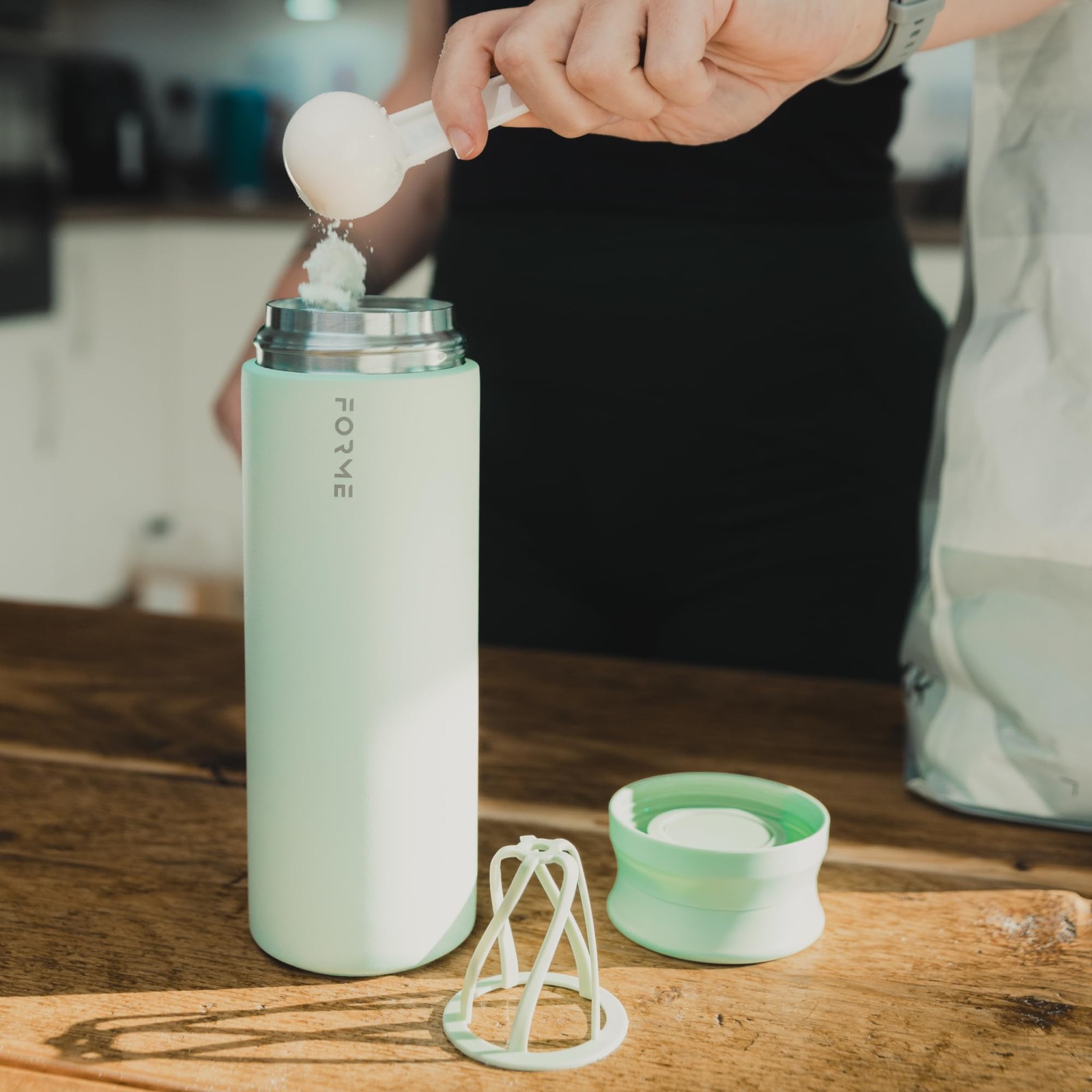 Forme – Blender Shaker Bottle Leakproof Double Insulated Stainless Steel