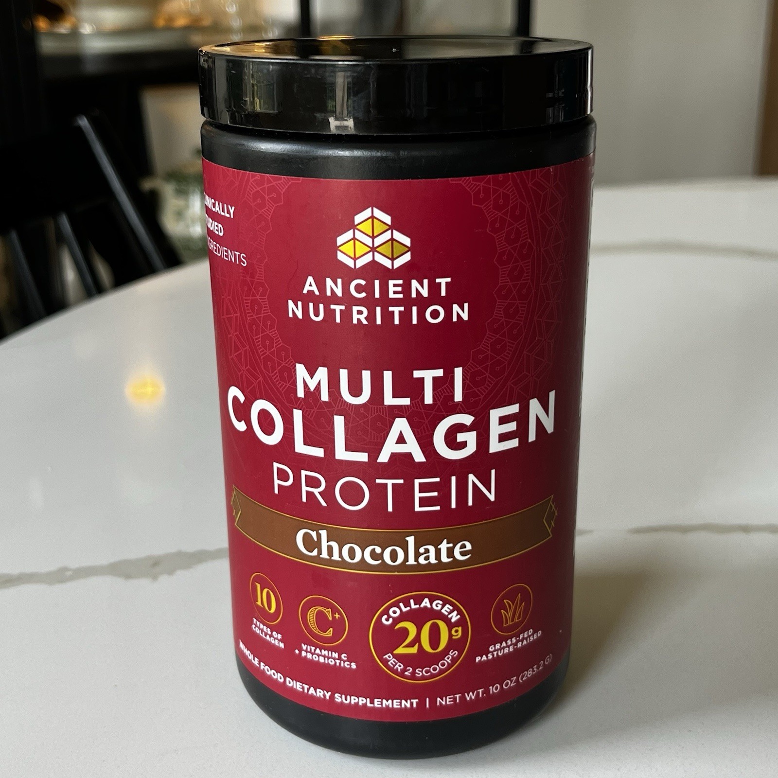 Ancient Nutrition Multi Collagen Protein Powder 10 Types Unflavored 24 Serv
