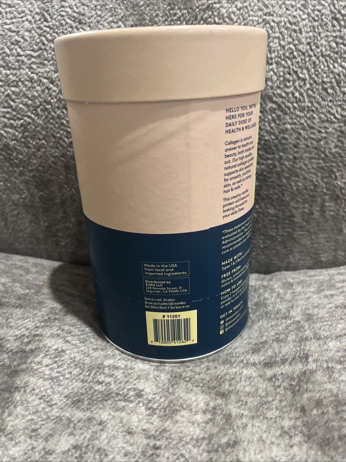 Dose & Co. Collagen Protein Powder Vanilla 420g 14.8 oz