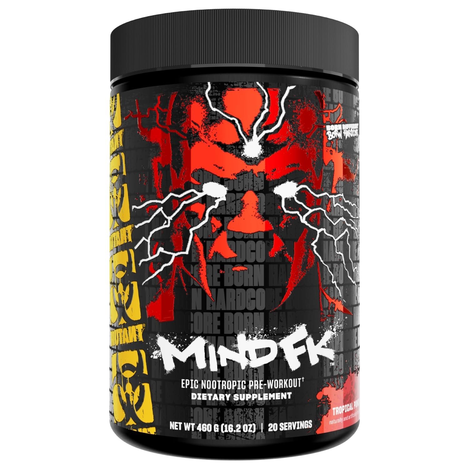 Nootropic Pre-Workout Supplement, Tropical Punch Flavor, 16.2 oz, Energy Boost